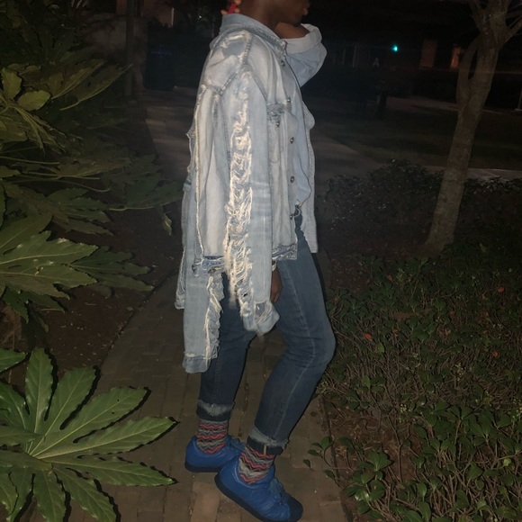 Distressed Denim Jacket - Picture 4 of 4